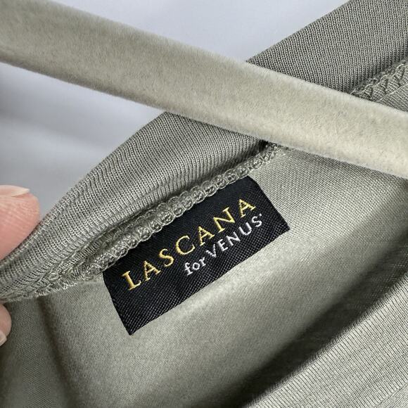 Lascana Venus Romper Short Sleeve V Neck Shorts Women size 8 Green - Picture 11 of 12